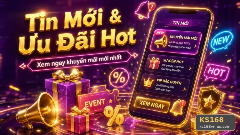 Đọc Chi Tiết Giao Diện Khuyến Mãi KS168 Tại ks168vn.us.com: Hướng Dẫn Đọc Dữ Liệu Ưu Đãi, Đối Chiếu Điều Kiện Doanh Thu Và Lưu Hồ Sơ